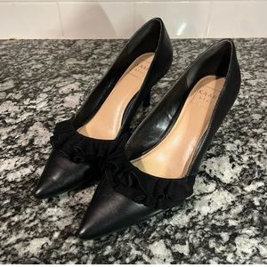 KAARI blue, smooth black, cadence heels. Worn twice!